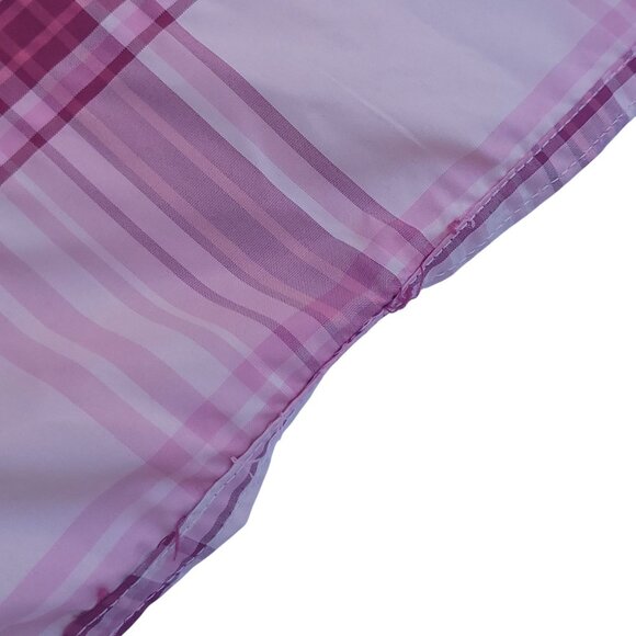 Eddie Bauer Womens Adventure Shirt XXL Pink Plaid Short Sleeve Button-Up Hiking - Picture 13 of 16